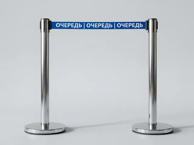 Р-015 · Стойки-ограждения с вытяжной лентой