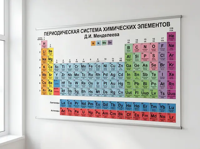С-040 · Таблица Менделеева и учебные таблицы для кабинетов