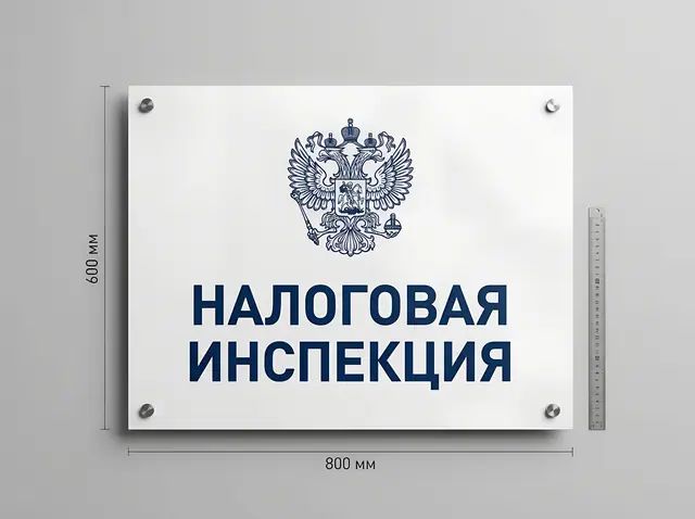 Т-006 · Фасадная табличка учреждения