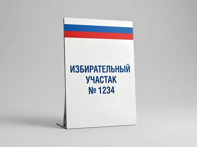 Т-065 · Табличка избирательного участка