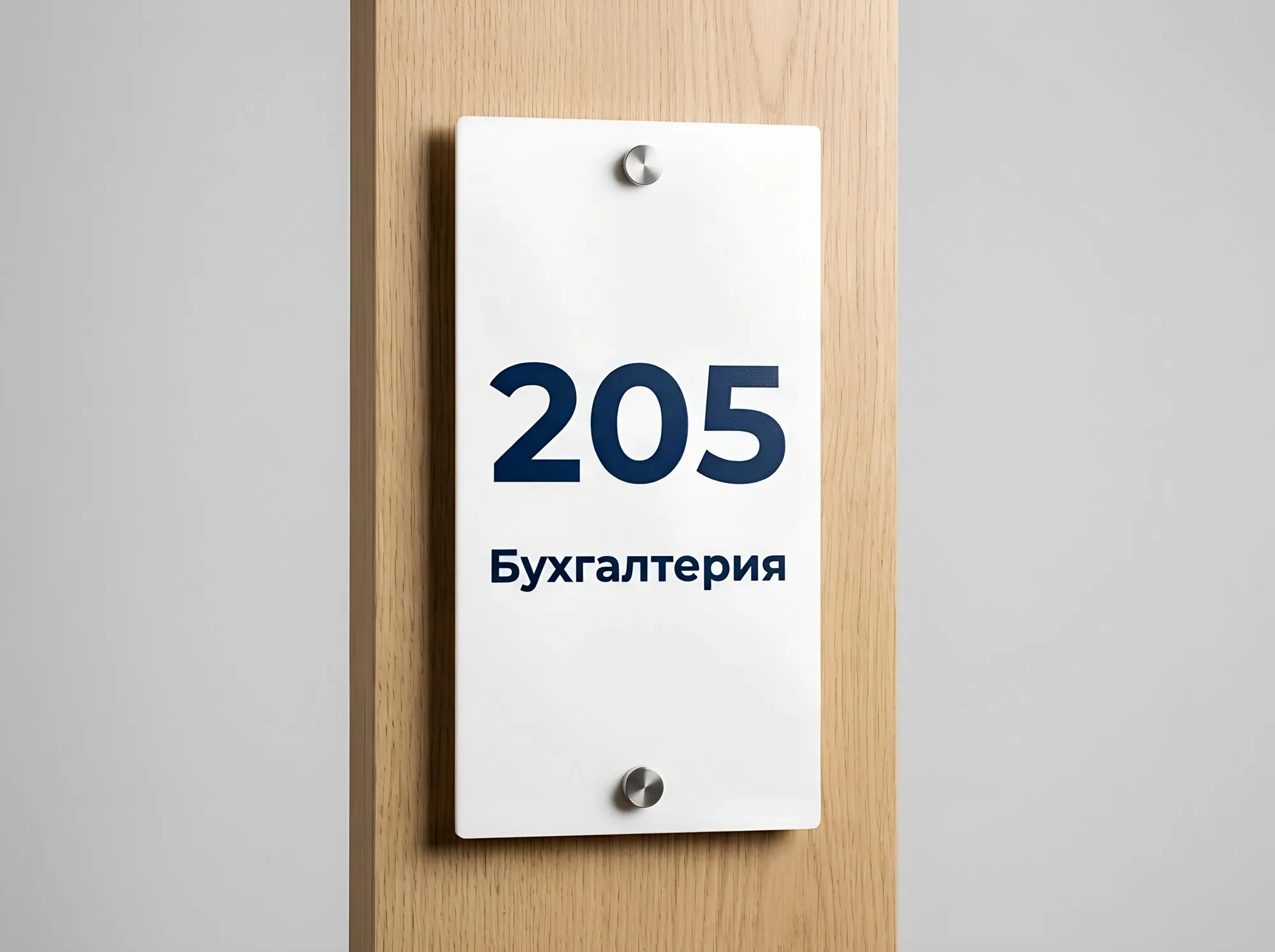 Кабинетная табличка, Т-001