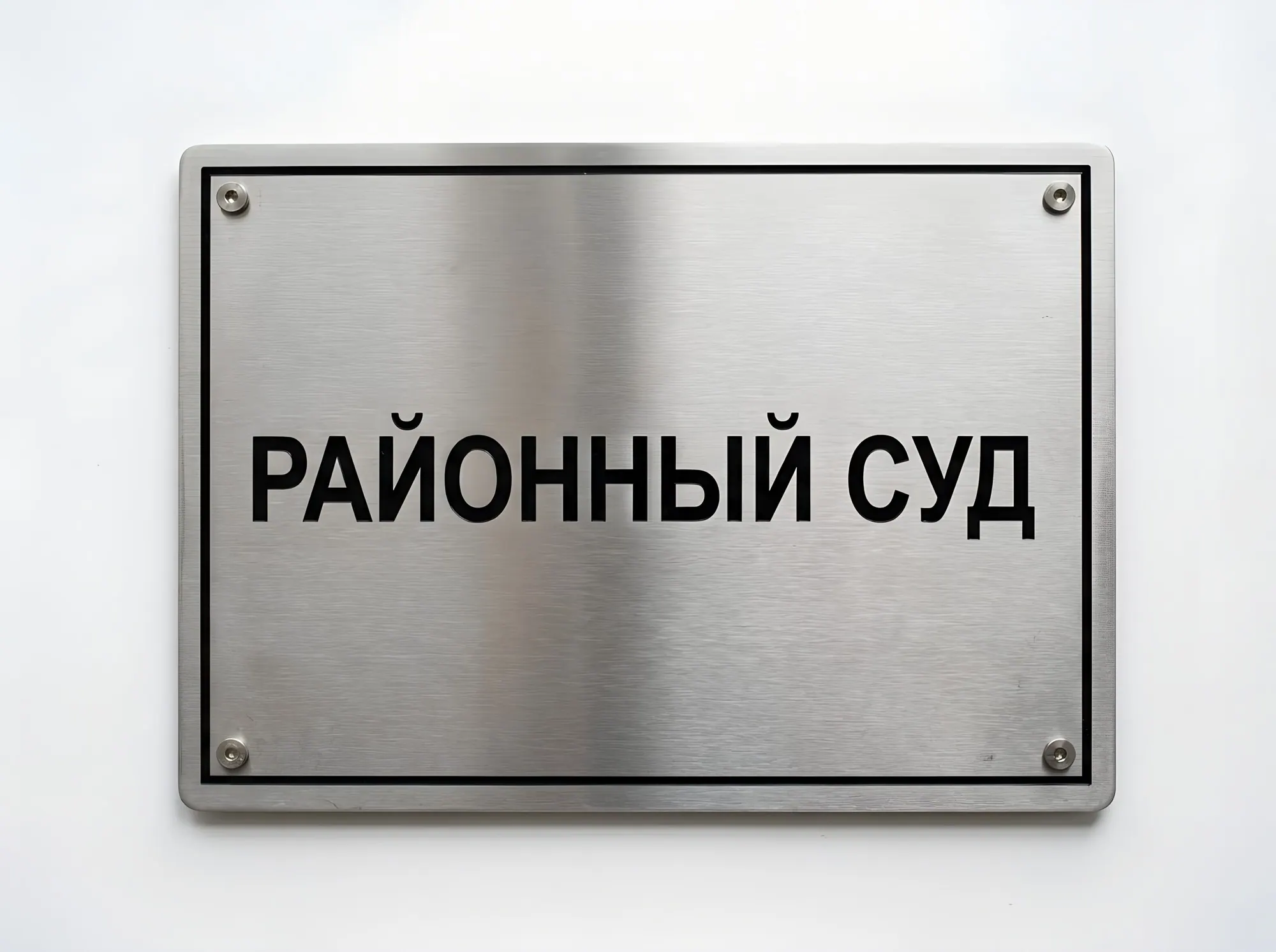 Металлическая табличка с гравировкой, Т-011