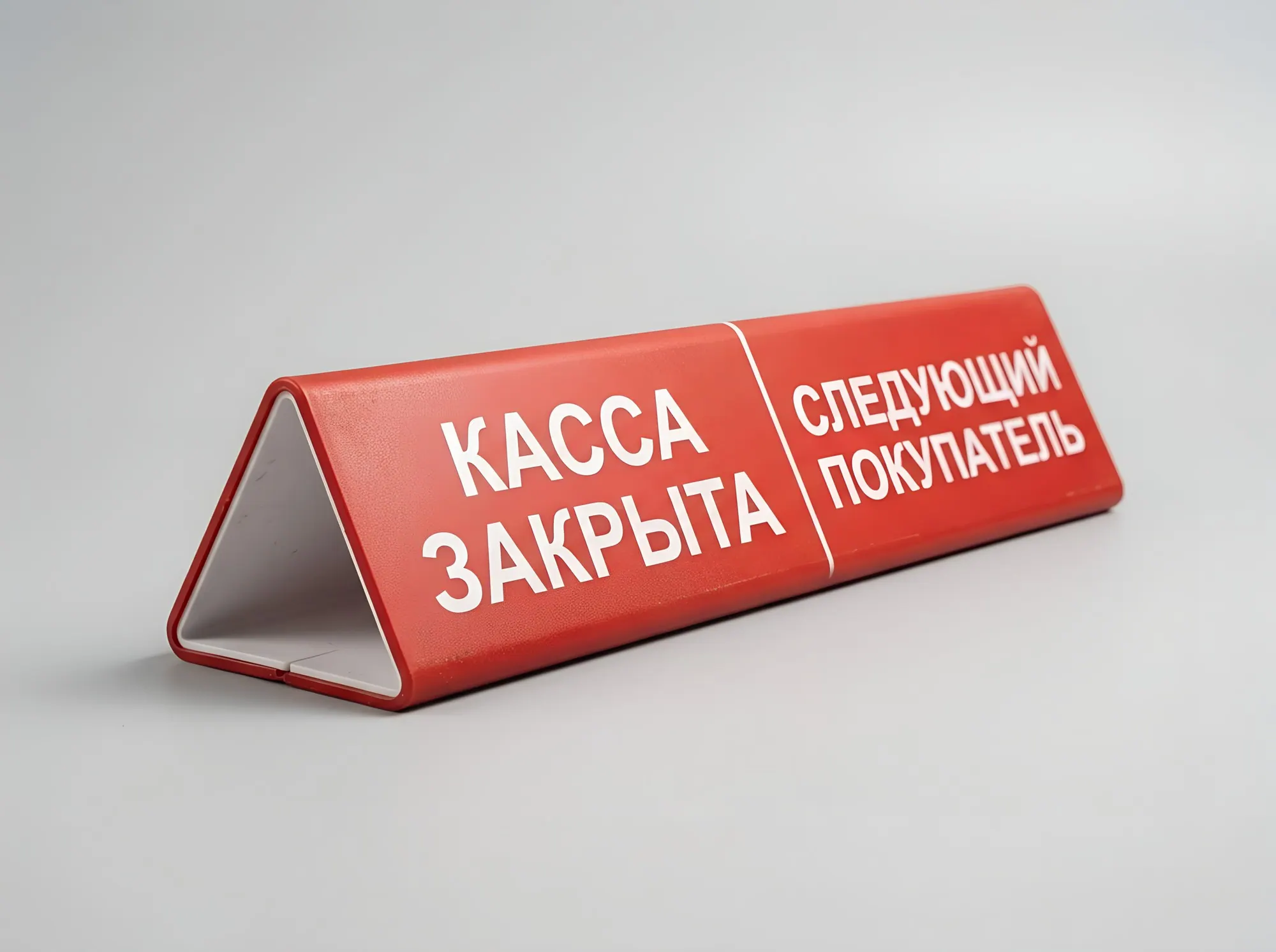 Табличка на кассовую ленту «Касса закрыта», Т-085