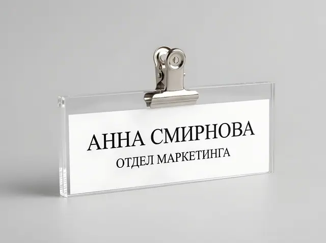 Т-081 · Табличка на перегородку рабочего места