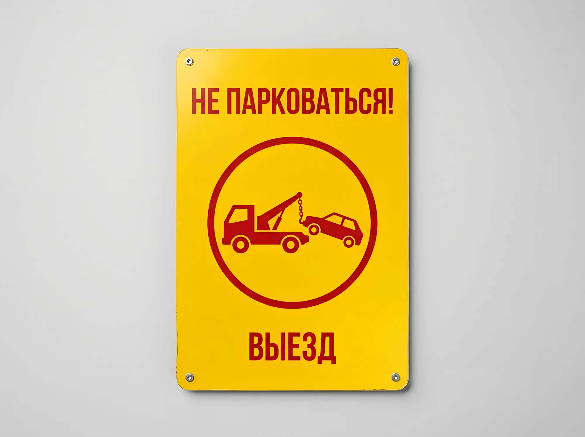 Табличка «Не парковаться — выезд», Т-056