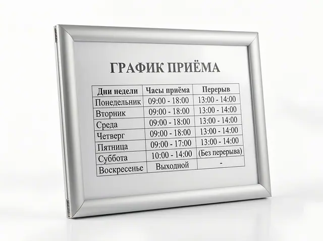 Т-002 · Сменная табличка на клик-профиле