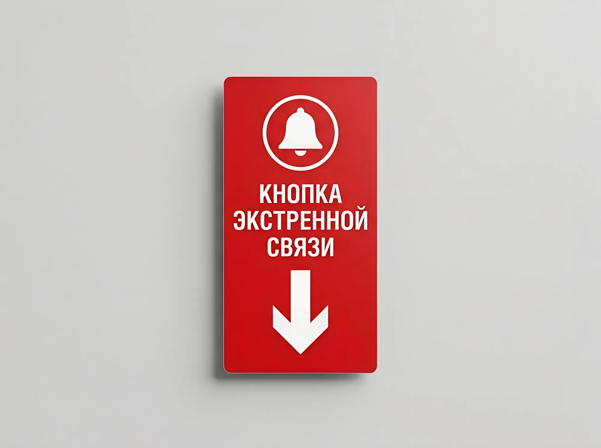 Табличка «Тревожная кнопка» и «Кнопка экстренной связи», Т-110