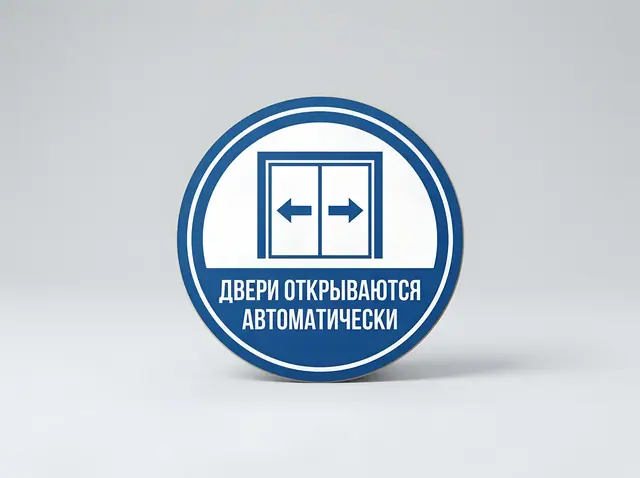 Т-116 · Таблички и наклейки для автоматических дверей