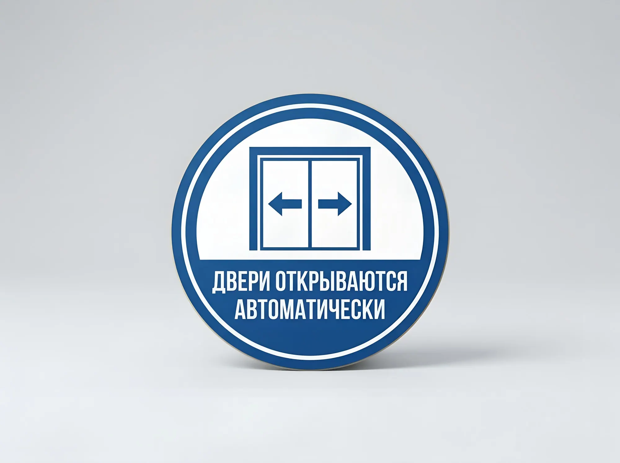 Таблички и наклейки для автоматических дверей, Т-116