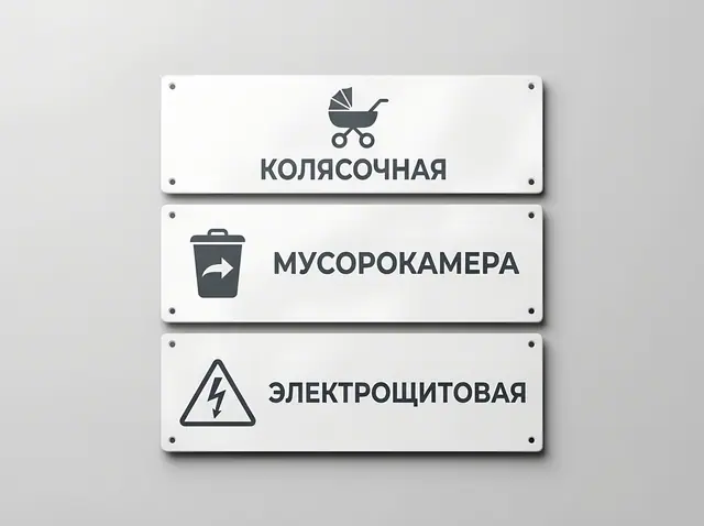 Т-088 · Таблички для помещений многоквартирного дома