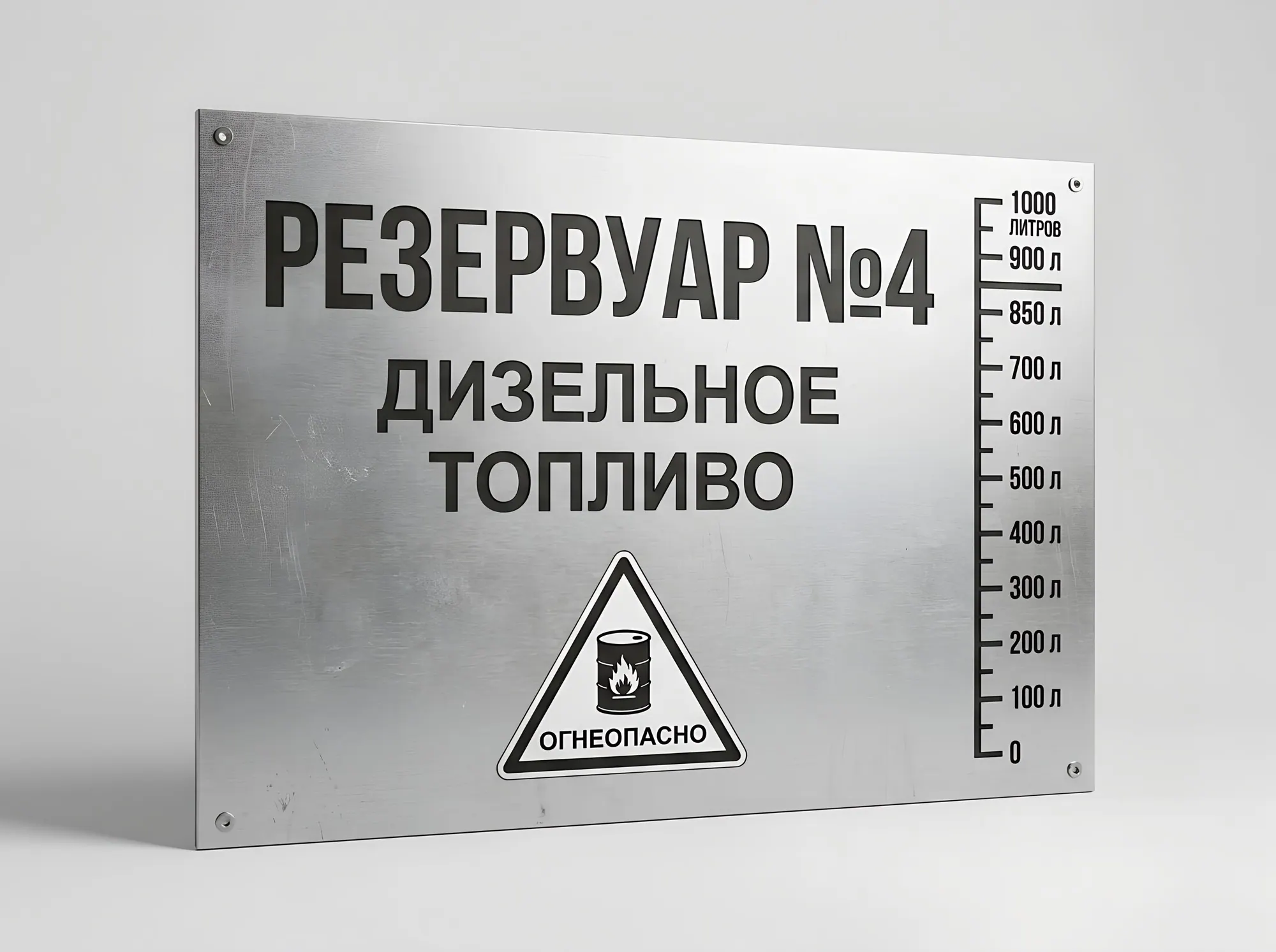 Таблички на резервуары и ёмкости, Т-102
