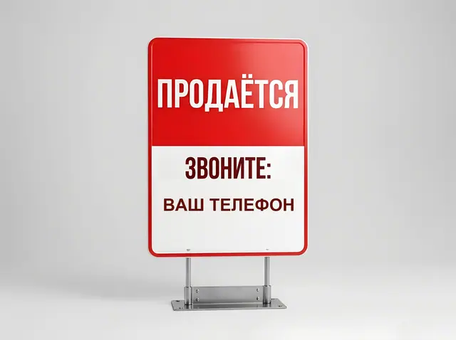 Т-077 · Таблички «Продаётся» и «Сдаётся»