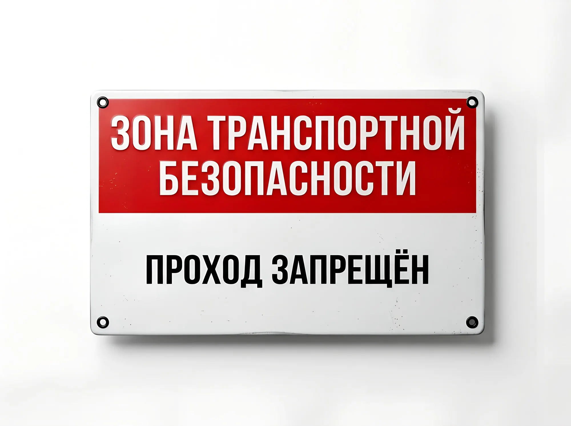 Таблички транспортной безопасности, «Пункт пропуска» и категорий помещений, Т-024