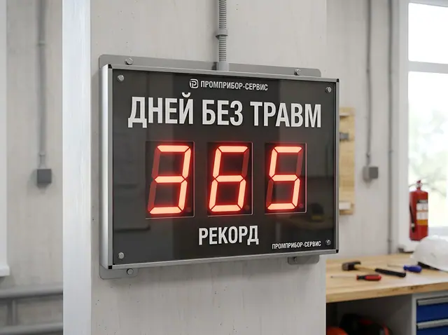 С-045 · Табло «Дней без травм»