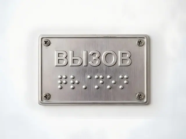 К-015 · Таблички Брайля для таксофонов, терминалов и инфоматов