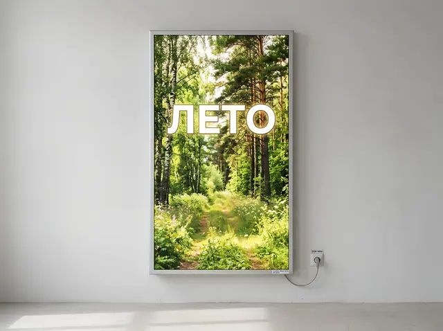 В-032 · Тканевый лайтбокс с натяжным полотном