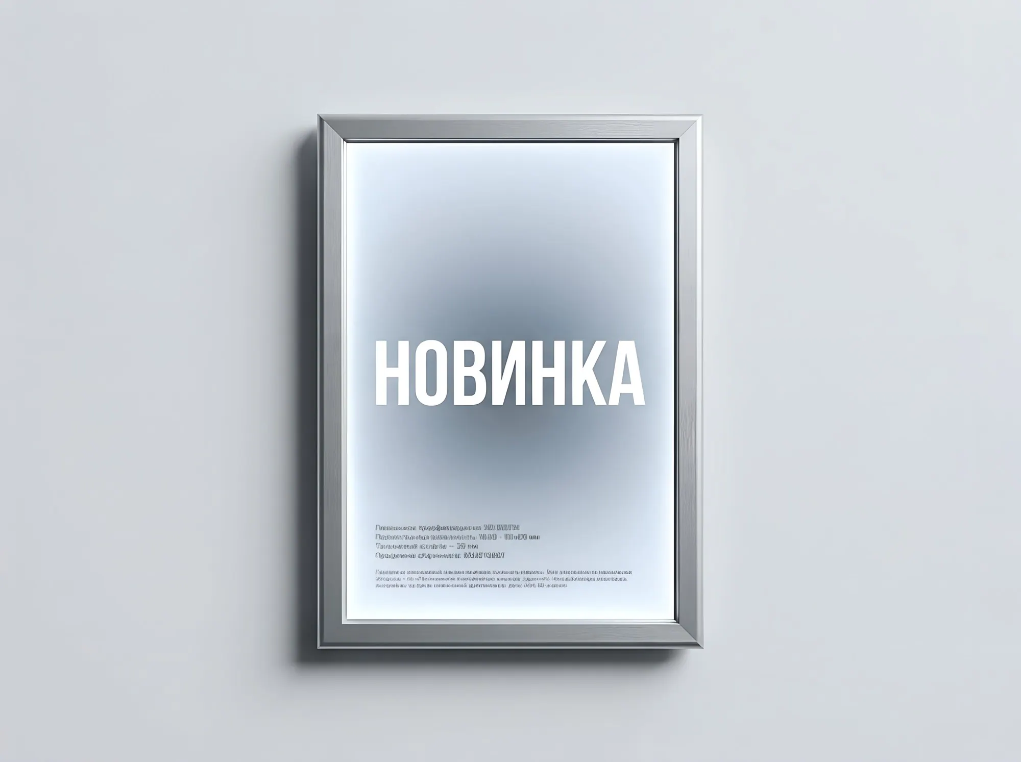 Тонкая световая панель (лайт-панель), В-007