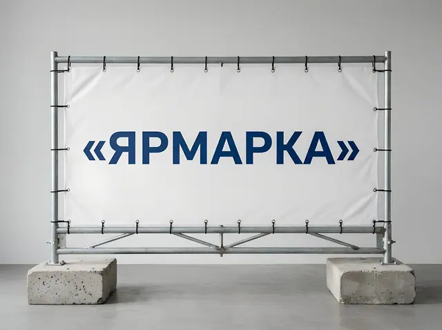 С-173 · Баннерная рамка на пригрузах