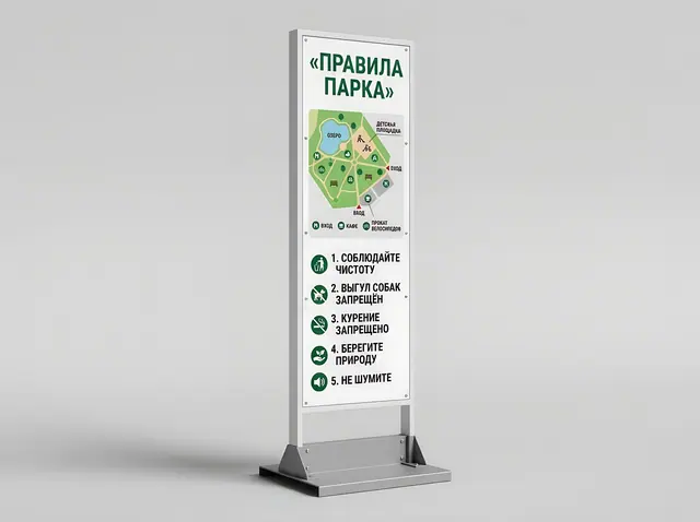 С-170 · Информационный пилон на пригрузе