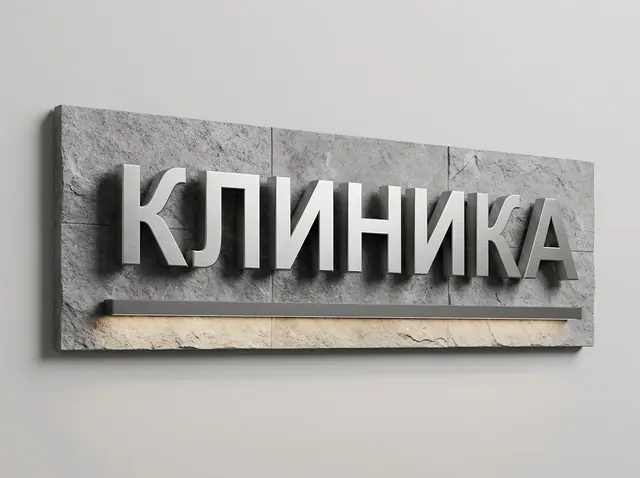 В-023 · Вывеска со скрытой линейной подсветкой фасада