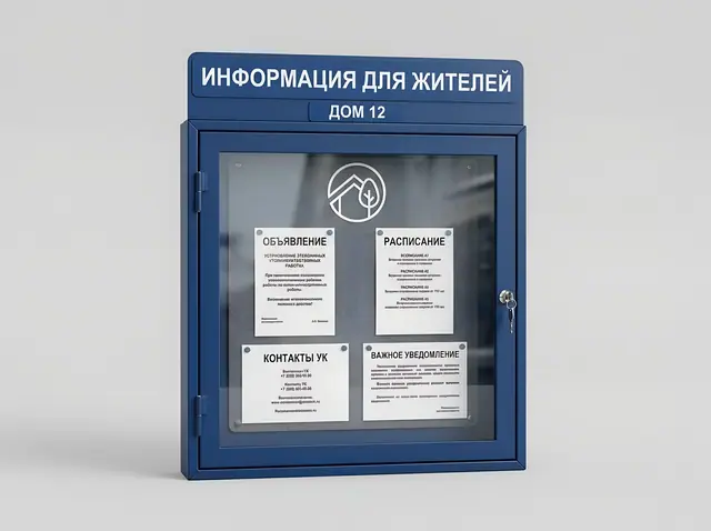 С-179 · Витрины в едином стиле для района