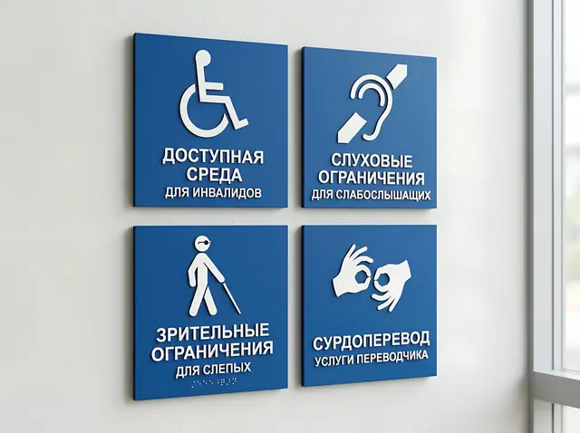 К-010 · Визуальные знаки доступности