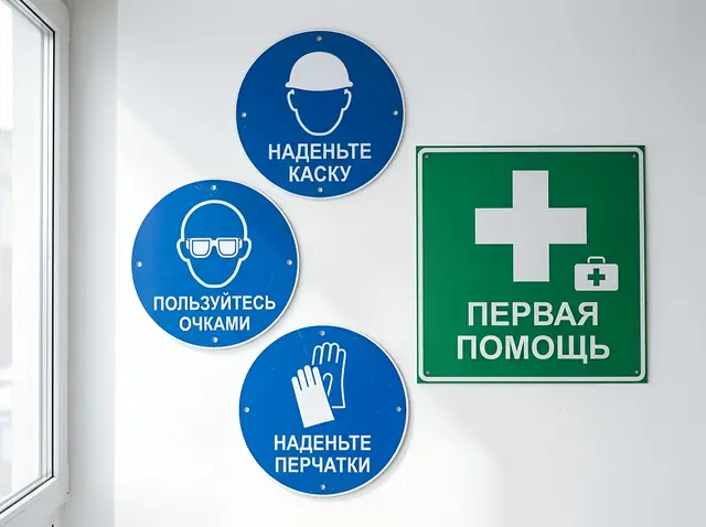 Э-011 · Предписывающие и медицинские знаки (группы M и EC)